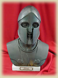 artisanat, art grec,vente, achat, am diffusion,   promakos, bronze, metal