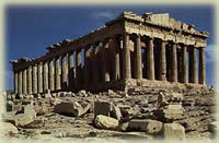 Parth&eacute;non, acropole, ath&egrave;ne, temple, promakos